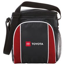 Picture of 2180-07 BLACK/RED LUNCH BAG