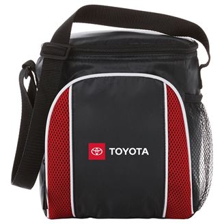 Picture of 2180-07 BLACK/RED LUNCH BAG