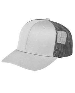 Picture of Cap: Yupoong Sonic Heather Trucker Cap Silver