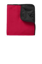 Picture of TB850 RED PORT AUTHORITY FLEECE & POLY TRAVEL BLANKET