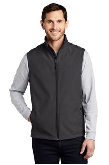 Picture of J325  HEATHER SM PORT AUTHORITY SOFT SHELL VEST