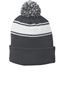 Picture of STC28 STRIP POM POM BEANIE